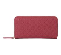 VALENTINO Porte-monnaie rouge vin pour femme - Samba Re Zip Around Wallet Rosso Scuro 317018