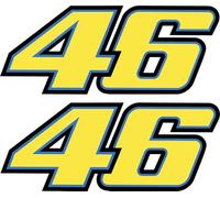 Valentino Rossi Autocollant de moto The Doctor - Résistant aux intempéries pour voiture, moto et scooter - Article de fans de Moto GP (15 cm)