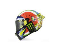 Valentino Rossi Casque Réplique miniature 1:5 Mini Casque -VR46 MotoGP_GP MISANO 2019, Unisexe