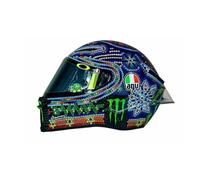 Valentino Rossi Casque Réplique Miniature 1:5 Mini Casque -VR46 MotoGP_Test 2017-2018, Unisexe