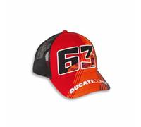Valentino Rossi Casquette Rouge Dual Pecco 63 pour Adulte Moto GP
