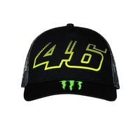Valentino Rossi Casquette VR46 Monster Dual Line, Homme, Taille Unique, Noir