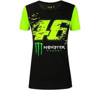 Valentino Rossi Collezione Monster Dual Tee-Shirt Femme, Noir, S