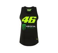 Valentino Rossi Monster Energy 46 Débardeur Fille, Noir, M