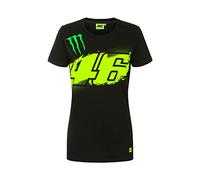 Valentino Rossi Monster Energy 46 T-Shirt Fille, Noir, XL