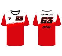 Valentino Rossi T-Shirt Ducati BAGNAIA,Man,White,XL