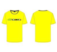 Valentino Rossi T-Shirt VR46 Fan, Homme, S, Jaune