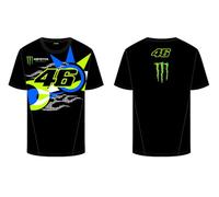 Valentino Rossi T-Shirt VR46 Monster Dual,Man,Black,S