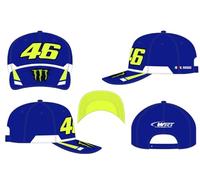 Valentino Rossi VR46 WRT Moto GP, Bleu, Taille Unique Homme