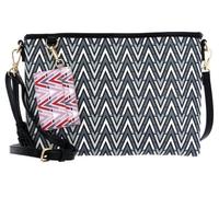 VALENTINO Sac à épaule bandoulière blanc gris bleu pour femme - Tonic Pochette Nero / Multicolor 172252