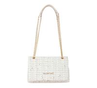 VALENTINO Sac à épaule bandoulière crème marron pour femme - Tweed Flap Bag Off Wh / Multi 325296