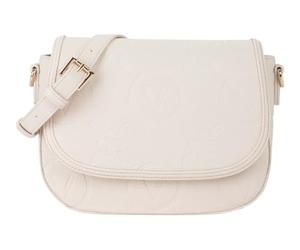 Valentino sac à épaule bandoulière Samba Re Flap Bag Ecru écru
