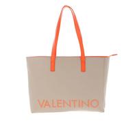 VALENTINO Sac à épaule beige orange pour femme - Portia Shopping Bag Ecru / Aranc Fluo 130738