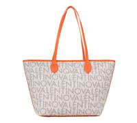 VALENTINO sac shopper Logo Shopping Bag Beige / Arancio