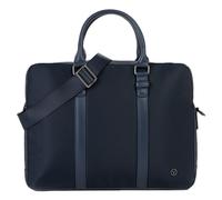 Valentino serviette sac d'ordinateur portable pour ordinateur portable Nemesys Professional Blu Notte bleu marine