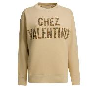 Valentino sweatshirt en coton beige femme - M