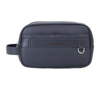 VALENTINO Trousse de Toilette Landon Soft Cosmetic Case Blu Bleu Marine