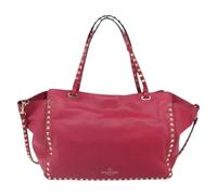 Valentino Vintage - Cabas Rockstud Pre-owned - Femme - Pre-owned - Rose - Taille: ONE Size