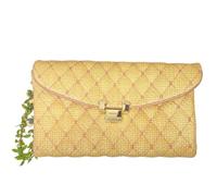 Valentino Vintage, Femme, Pre-owned, Beige, Taille: ONE Size Pochette en cuir Pre-owned