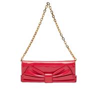 Valentino Vintage, Femme, Pre-owned, Rouge, Taille: ONE Size Pochette Sculptée à en Cuir Verni Pre-owned