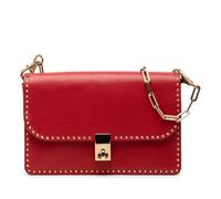 Valentino Vintage, Femme, Pre-owned, Rouge, Taille: ONE Size Pre-owned Rockstud Crossbody Bag