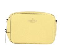 Valentino Vintage - Pochette zippée Pre-owned en cuir jaune - Femme - Pre-owned - Jaune - Taille: ONE Size