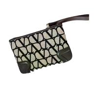 Valentino Vintage - Pochette zippée Pre-owned - Femme - Pre-owned - Brun - Taille: ONE Size