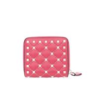 Valentino Vintage - Portefeuille matelassé Pre-owned Petit Modèle - Femme - Pre-owned - Rose - Taille: ONE Size