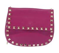 Valentino Vintage - Pre-owned Rockstud Saddle Sac Bandoulière - Femme - Pre-owned - Rose - Taille: ONE Size