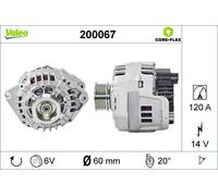 VALEO 200067 Alternateur