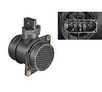 VALEO 253710 Débitmètre de masse d'air Nombres de broches : Forme de la prise : EN FORME DE D Capteur de température de l'air intégré : NON Type de montage : BOSCH