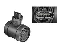 VALEO-253722-Débitmètre de masse d'air-Nombres de broches : 5 - Forme de la prise : OVALE - Capteur de température de l'air intégré : OUI - Type de montage : BOSCH