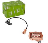 Valeo Capteur d'angle vilebrequin 254053 – 3 broches, prise inclinée, inductif, sonde 24 mm, câble