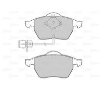 Valeo 301049 Kit de plaquettes de frein - frein à disque -Dispositif de freinage