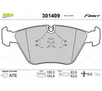 VALEO 301409 Kit de plaquettes de frein, frein à disque pour BMW