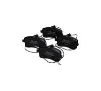 Valeo Plaquettes de frein 301662A – Jeu de 4, Essieu avant, Accessoires inclus, Certifiées ECE-R90