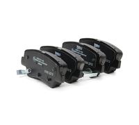 VALEO Plaquettes de frein Essential 302219, Jeu de 4 plaquettes Essieu arrière - Certifiées ECE-R90