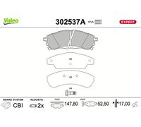 VALEO 302537A Kit de plaquettes de frein, frein à disque pour FORD
