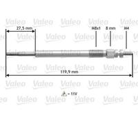 VALEO 345123 Bougie de préchauffage pour FORD Focus Mk2 3/5 portes (DA, HCP, DP)
