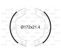 VALEO 564177 Jeu de mâchoires de frein, frein de stationnement pour NISSAN