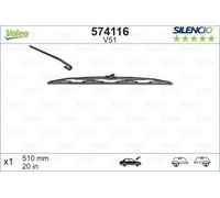 VALEO 574116 Balai d'essuie-glace pour ,ALFA ROMEO,AUDI,AUSTIN,BMW,CHEVROLET,CHR