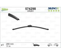 Valeo Balai d'essuie-glace Silencio VR261 574298 Arrière 280 mm 1 pièce