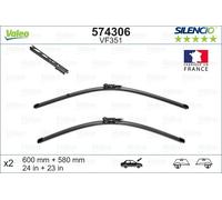 VALEO 574306 Balai d'essuie-glace pour ALPINA,BMW
