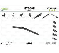 VALEO 575008 Balai d'essuie-glace pour ,ABARTH,ALFA ROMEO,AUDI,BMW,CADILLAC,CHEV