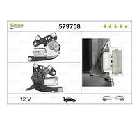 VALEO Moteur d'essuie-glace arrière 579758 pour CITROËN/PEUGEOT BERLINGO, PATNER