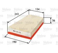 VALEO 585030 Filtre à air pour RENAULT