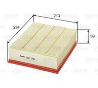 VALEO 585094 Filtre à air pour AUDI,SKODA,VW