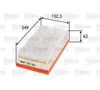 VALEO 585100 Filtre à air pour CITROËN,FIAT,MINI,PEUGEOT