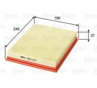 VALEO 585127 Filtre à air pour FIAT Palio I 3/5 portes (178, 178BX, 171, 371)