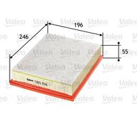 VALEO 585158 Filtre à air pour RENAULT